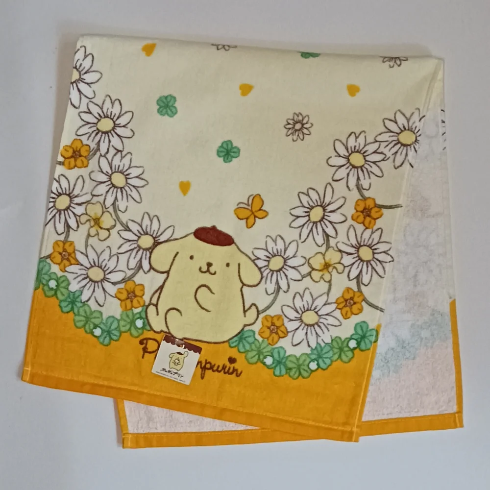 4 Sanrio characters small towels